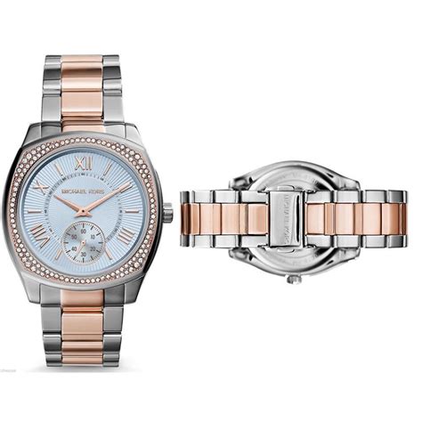 michael kors multi white stone bezel quartz watch model mk6136|Michael Kors watches for sale.